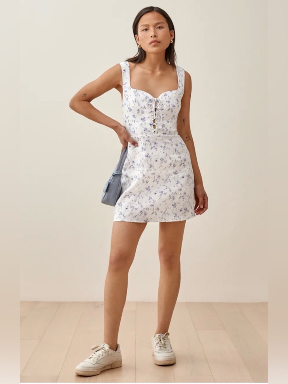Reformation Elettra Linen Dress , size 12 - Picture 6 of 10